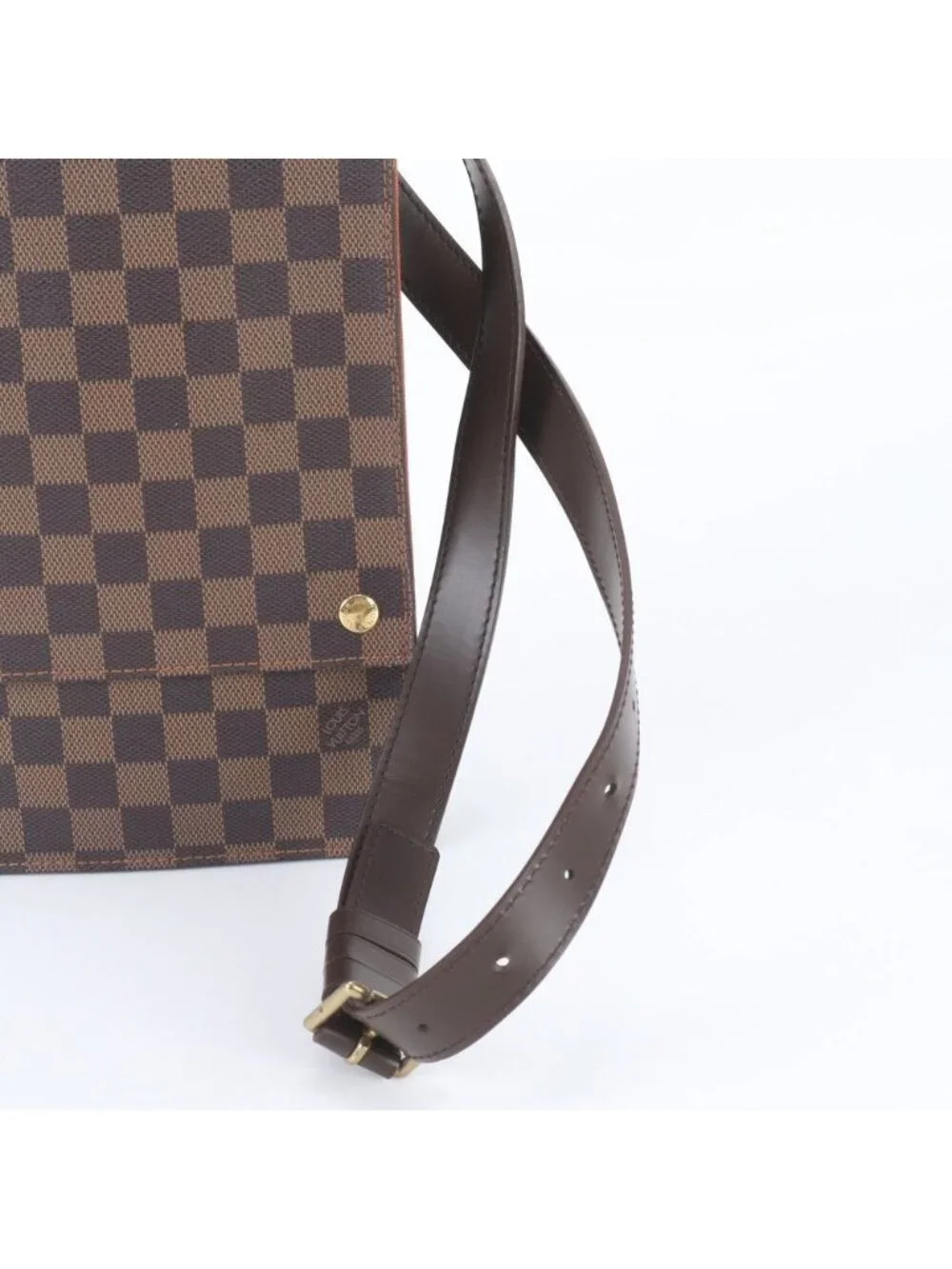 Louis Vuitton Damier Portobello Leather Shoulder Bag Crossbody Messenger